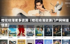 樱花动漫更多资源（樱花动漫资源门户网频道信息）
