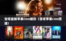 宝塔面板苹果cms缓存（宝塔苹果cms搭建）