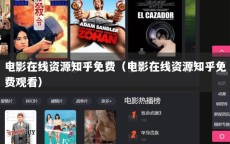 电影在线资源知乎免费（电影在线资源知乎免费观看）